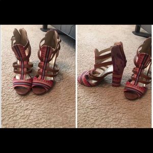 Open Toed Sandals With Heel